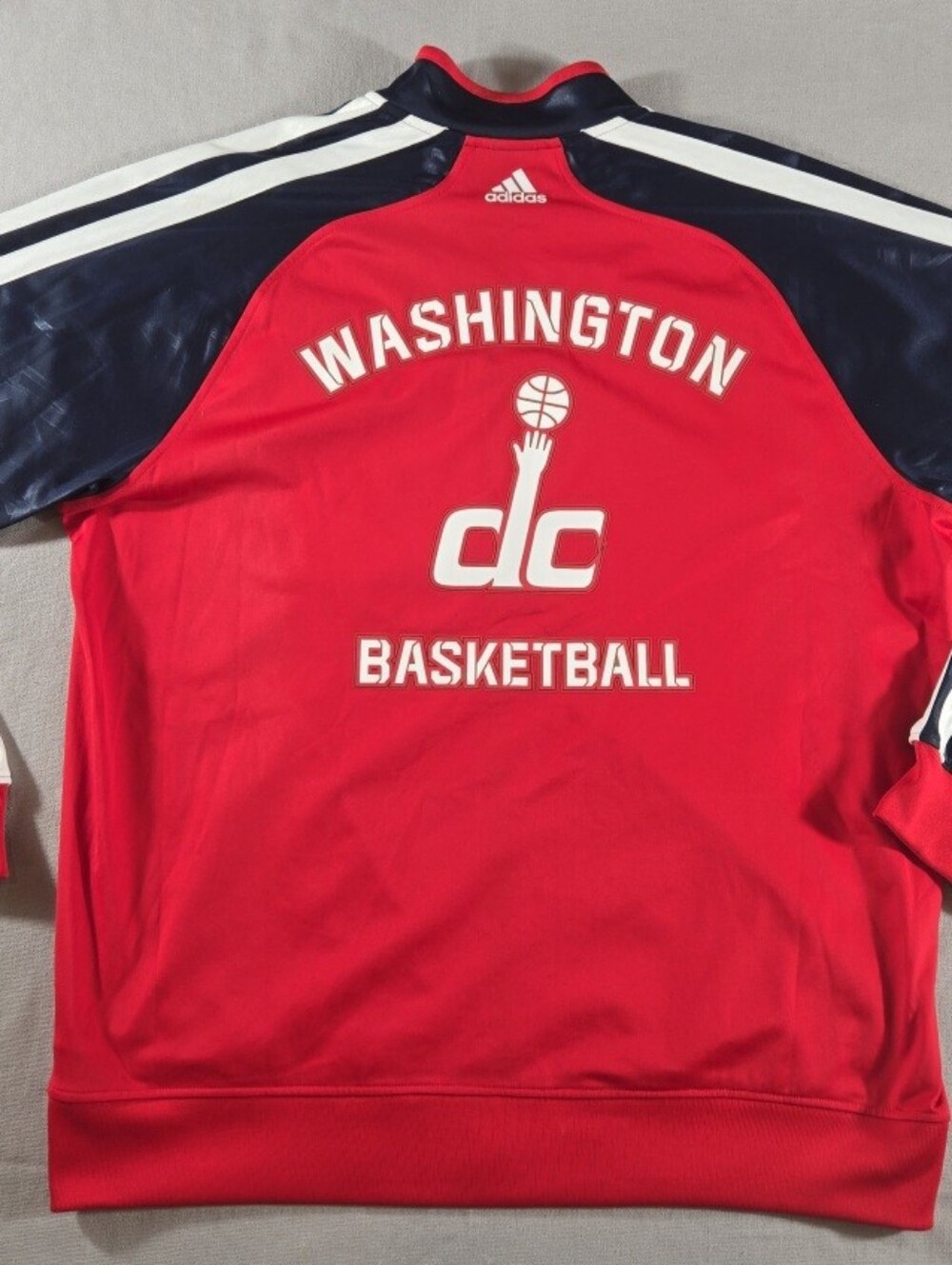 Adidas Washington Wizards Track Jacket On Court Mens XL Warm Up NBA Full Zip